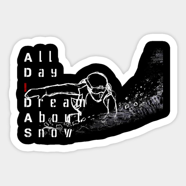 snow_dreaming Sticker by keyelementz